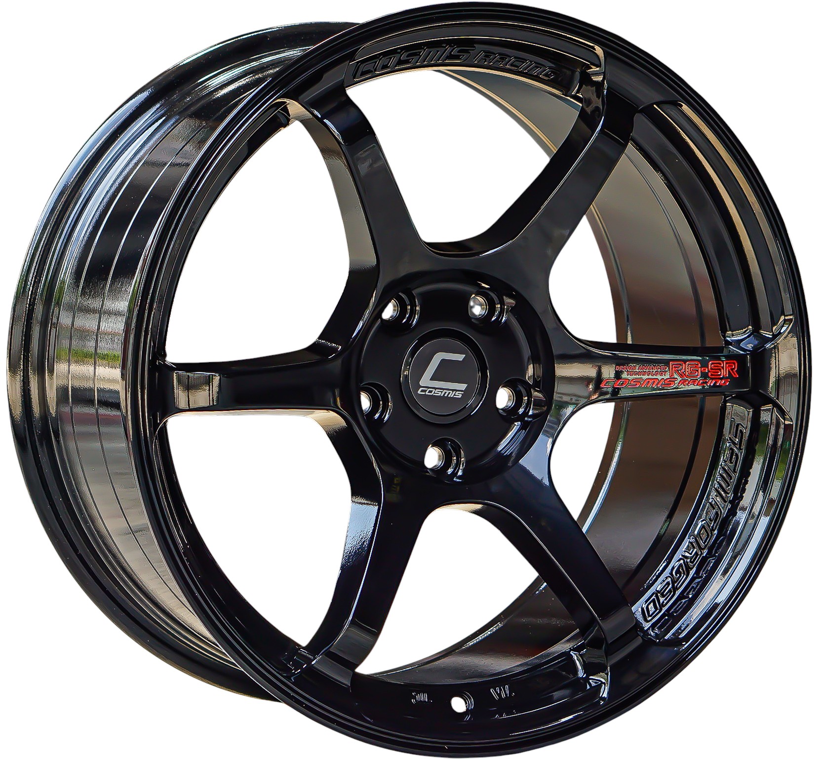 ล้อแม็ก ล้อแม็กใหม่ Cosmis RG-SR ขอบ18นิ้ว กว้าง9นิ้ว 5รู114.3 สีดำเงา ET35