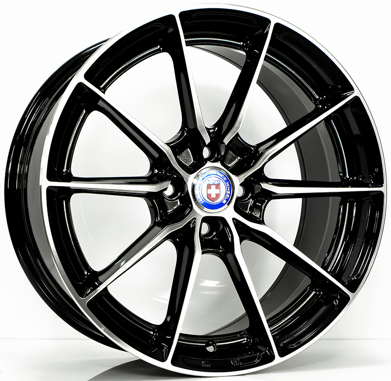 ล้อแม็ก ล้อแม็ก SSW HRE S380 ขอบ 17 กว้าง 8นิ้ว 4รู100 Offset38 สีดำหน้าเงา