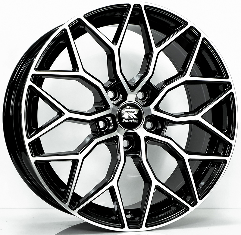 ล้อแม็ก ล้อแม็ก EmotionR P03 FlowForming ขอบ 17 กว้าง 7.5นิ้ว 5รู114.3 Offset35 สีดำหน้าเงา