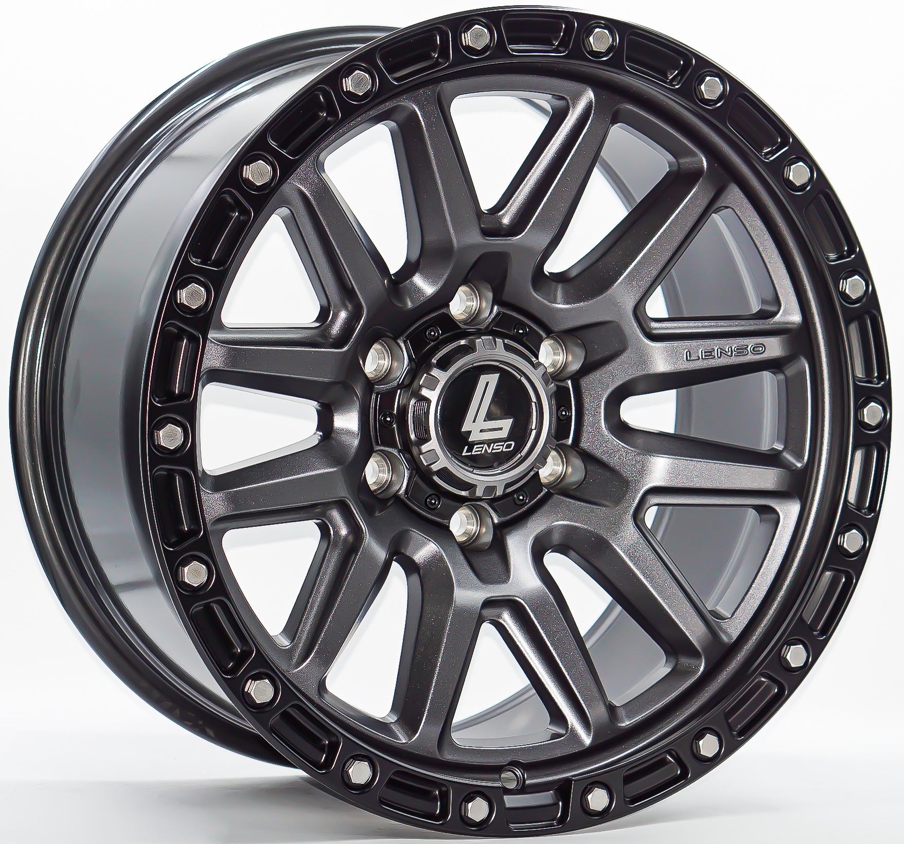 ล้อแม็ก ล้อแม็ก Lenso Max Marvel ขอบ 18 กว้าง 9นิ้ว 6รู139 Offset0 สีเทาขอบดำ