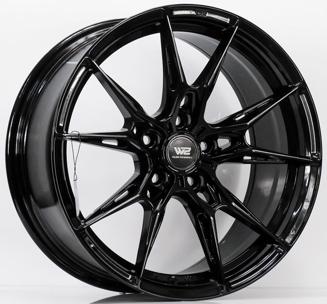 ล้อแม็ก ล้อแม็ก Flowforming WFF-F ขอบ 18 กว้าง 8.5นิ้ว 5รู108 Offset35 สีดำเงา