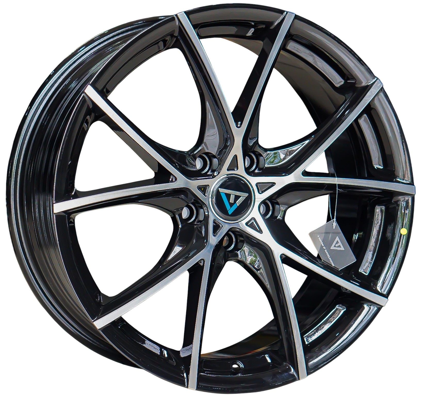 ล้อแม็ก ล้อแม็ก FlowForming VLF52 ขอบ 18นิ้ว กว้าง 8นิ้ว 5รู114/112 Offset38 สีดำหน้าเงา