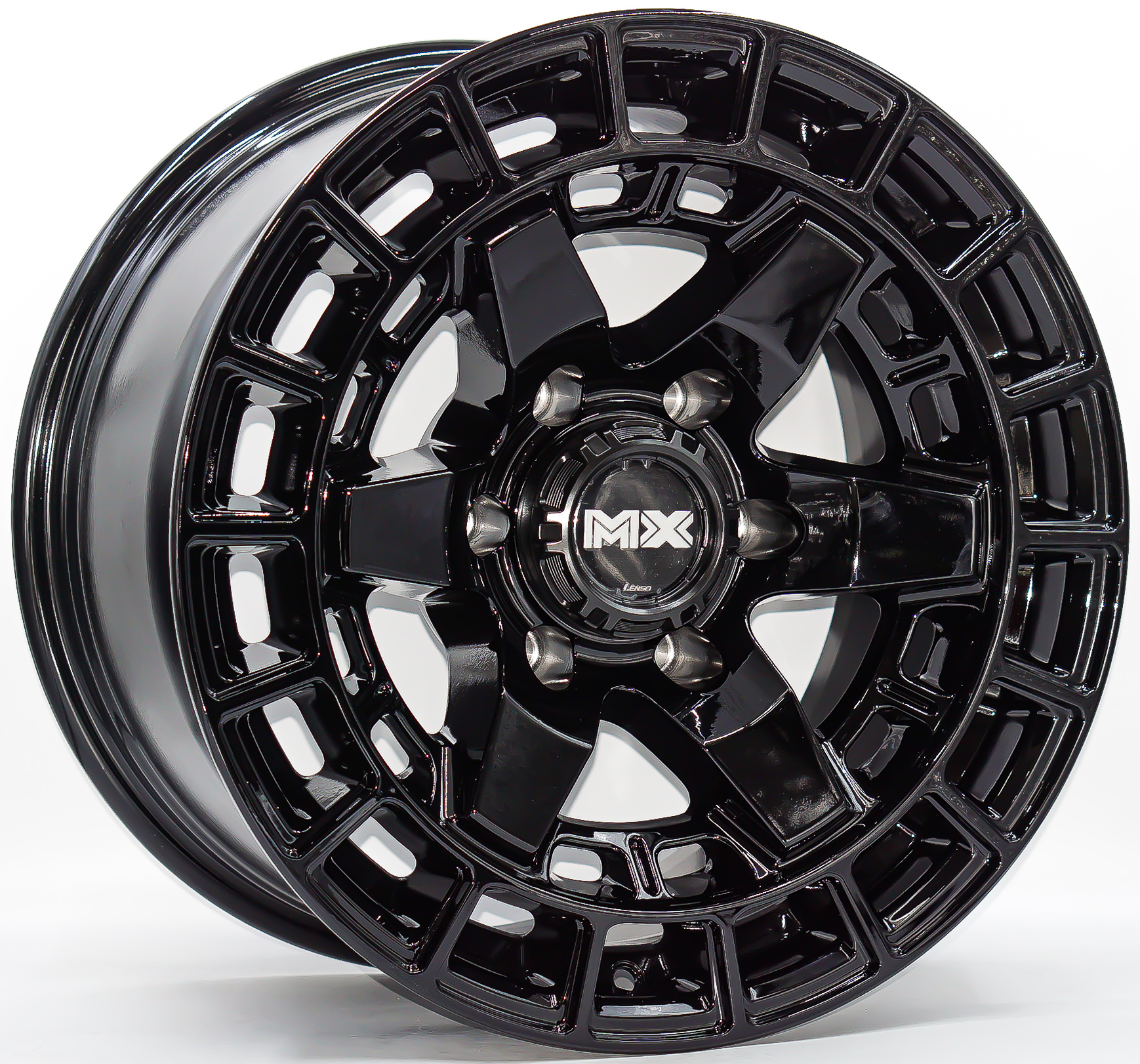 ล้อแม็ก ล้อแม็ก Lenso MX ESCOBAR 6รู139.7 ET12 ดำแวว กว้าง9 ขอบ17นิ้ว