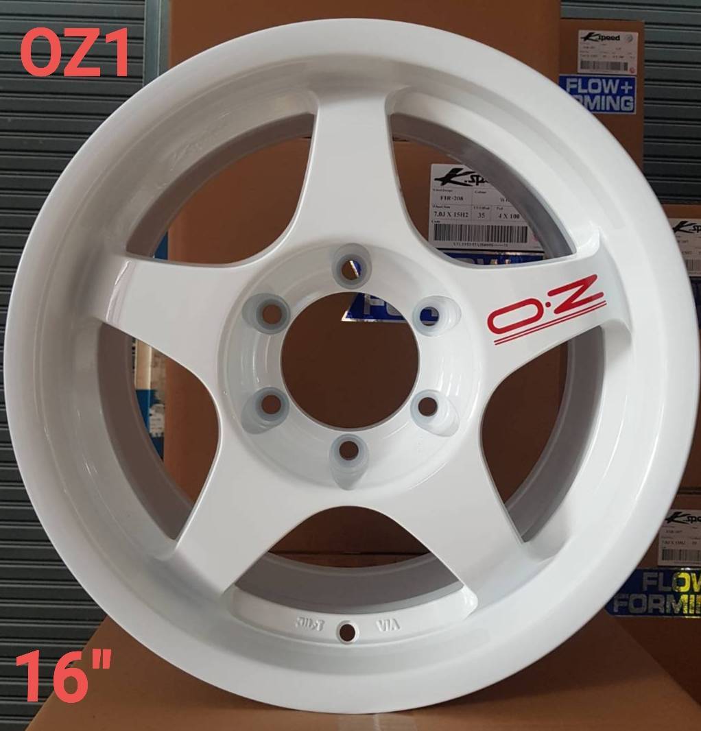 ล้อแม็ก ล้อแม็ก Kspeed OZ 6รู139.7 ET0 สีขาว กว้าง8 ขอบ16นิ้ว