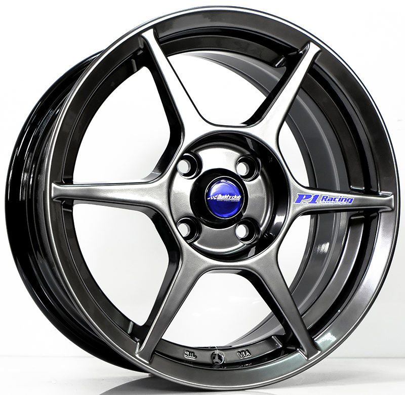 ล้อแม็ก ล้อแม็ก AOW Buddy P1 Flowforming ขอบ 15 กว้าง 7นิ้ว 4รู100 Offset35 สีไฮเปอร์แบล็ค