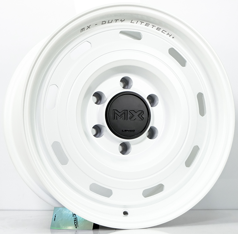 ล้อแม็ก ล้อแม็ก Lenso MX DUTY LITETECH+ FlowForming ขอบ 17 กว้าง 8.5นิ้ว 6รู139.7 Offset20 สีNavyWhite