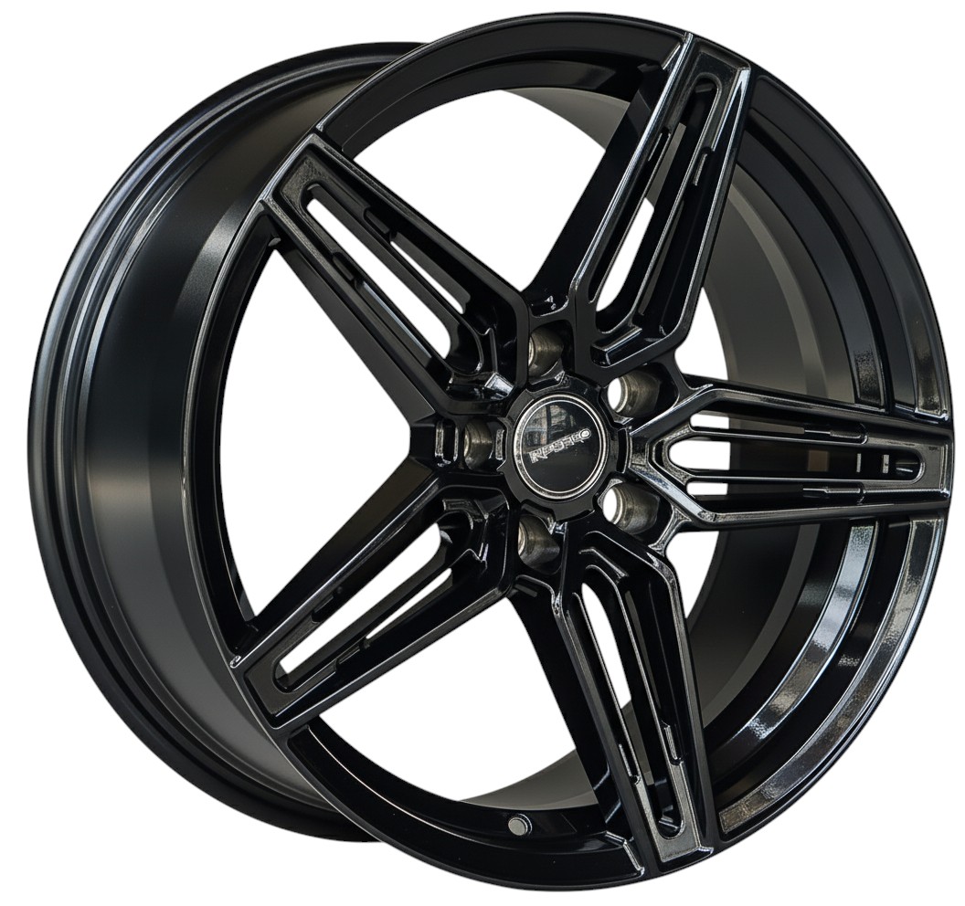 ล้อแม็ก ล้อแม็กใหม่ Inferno AJL08 ขอบ 18 กว้าง 8.5นิ้ว 5รู114.3 Offset35 สีดำเงา