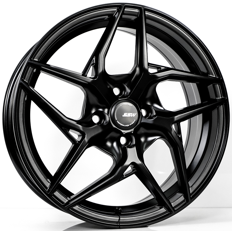 ล้อแม็ก ล้อแม็ก SSW S369 ขอบ16นิ้ว กว้าง6.5นิ้ว 4รู100 Offset38 สีดำด้าน