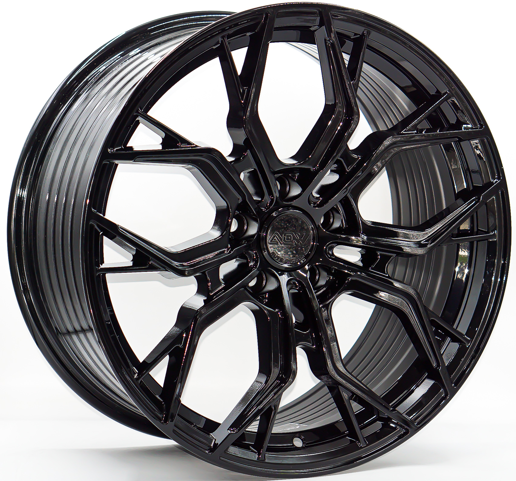 ล้อแม็ก ล้อแม็กใหม่ AOW FF03 ขอบ18 กว้าง 8.5นิ้ว 5รู108 Offset35 สีดำเงา