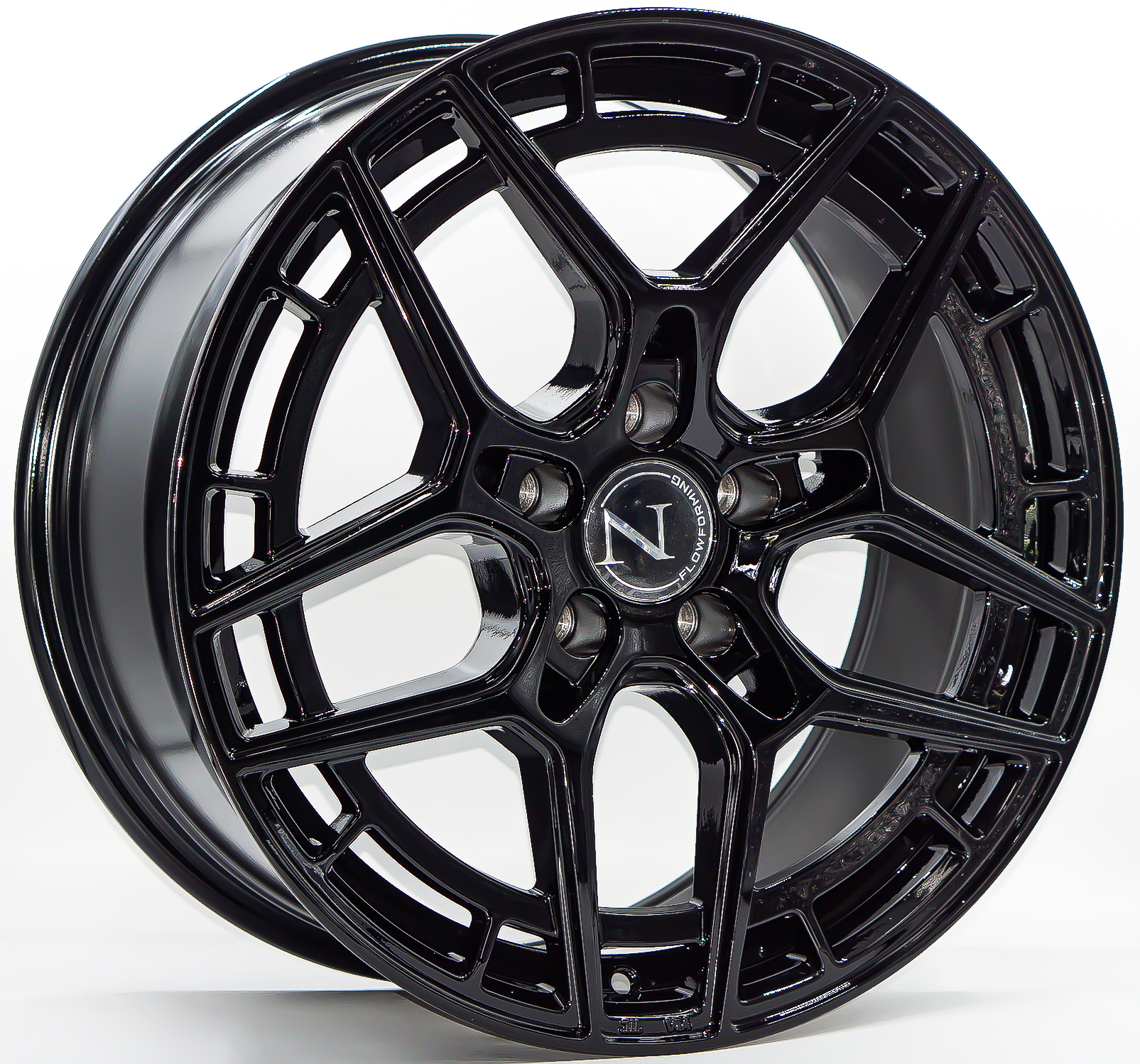 ล้อแม็ก ล้อแม็กใหม่ NAYA ALPHA-G7 ขอบ18 กว้าง8.5นิ้ว 5รู108 Offset38 สีดำเงา