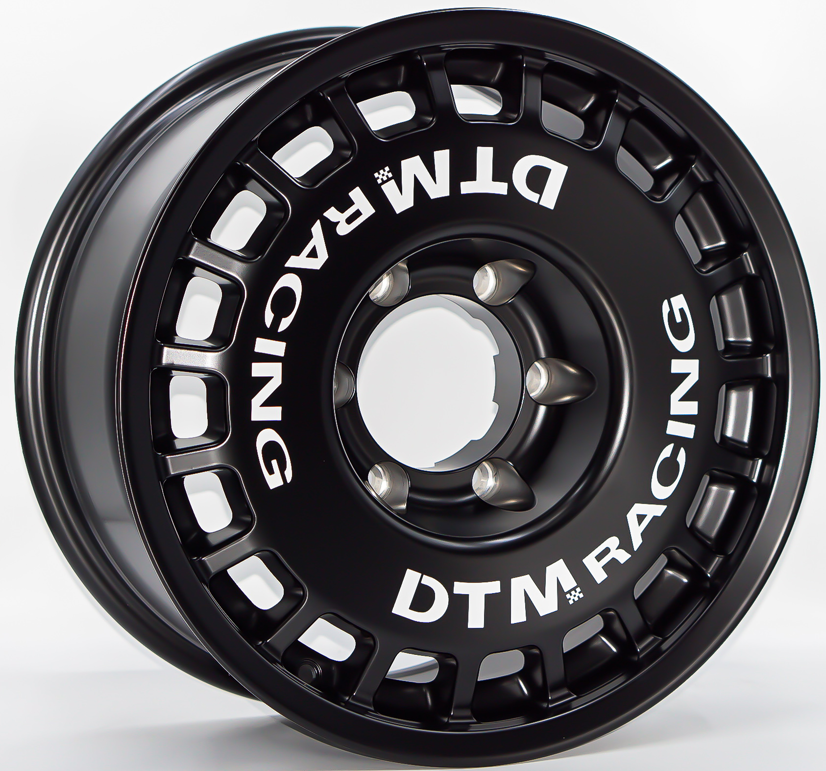 ล้อแม็ก ล้อแม็ก Lenso DTM ขอบ 16 กว้าง 8นิ้ว 6รู139.7 Offset20 สีดำด้าน