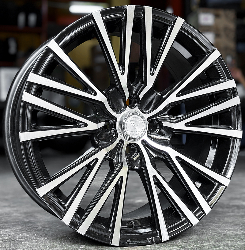 ล้อแม็ก ล้อแม็กมือสอง Cosmis Forged Voyage ขอบ 17 กว้าง 7.5นิ้ว 4รู100 Offset42 สีดำหน้าเงา(ลาดพร้าว)