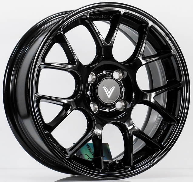 ล้อแม็ก ล้อแม็ก Lenso Eurospeed Litetech+ FlowForming ขอบ 16 กว้าง 7นิ้ว 4รู100 Offset35 สีดำเงา