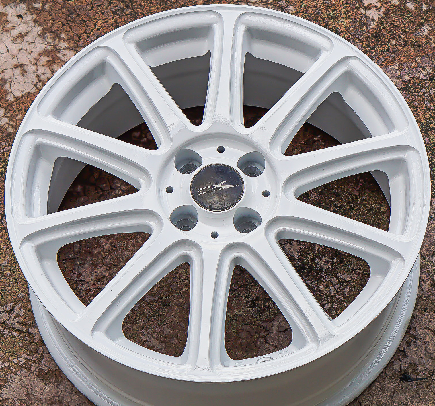 ล้อแม็ก ล้อแม็กมือสอง Zephyr ขอบ17 กว้าง 7นิ้ว 4รู100 Offset48 (รามอินทรา)