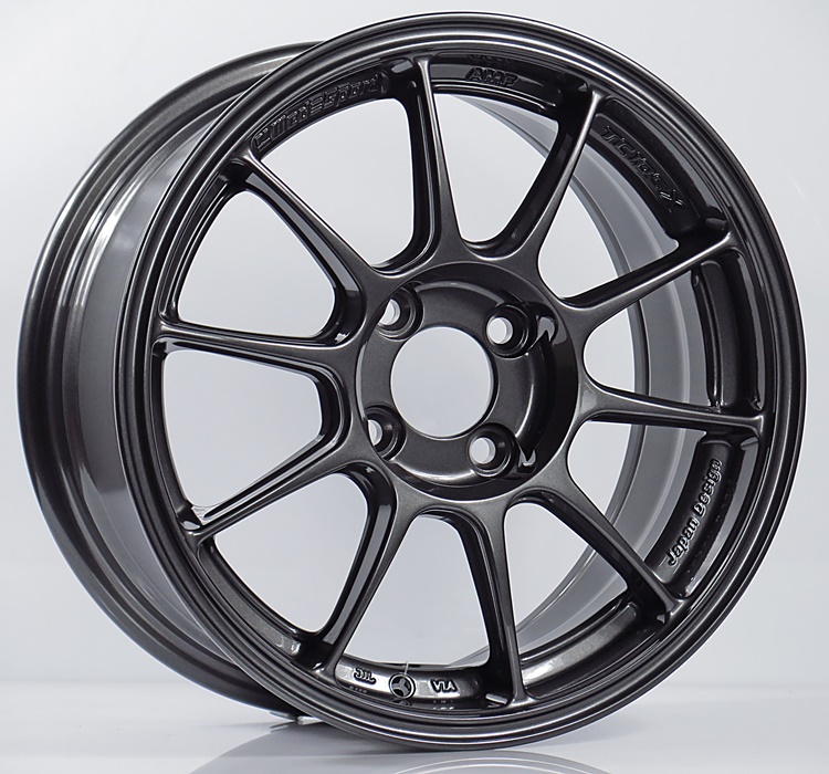 ล้อแม็ก ล้อแม็กใหม่เบา Flowforming AOW TC105X ขอบ 16นิ้ว กว้าง7นิ้ว 4รู100 ET36 สีดาร์คกัน