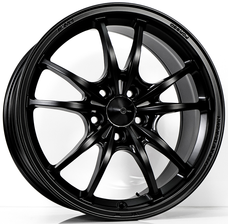 ล้อแม็ก ล้อแม็ก INSPI MF MUGEN FlowForming ขอบ 18 กว้าง 8.5นิ้ว 5รู114.3/112 Offset35 สีดำด้าน