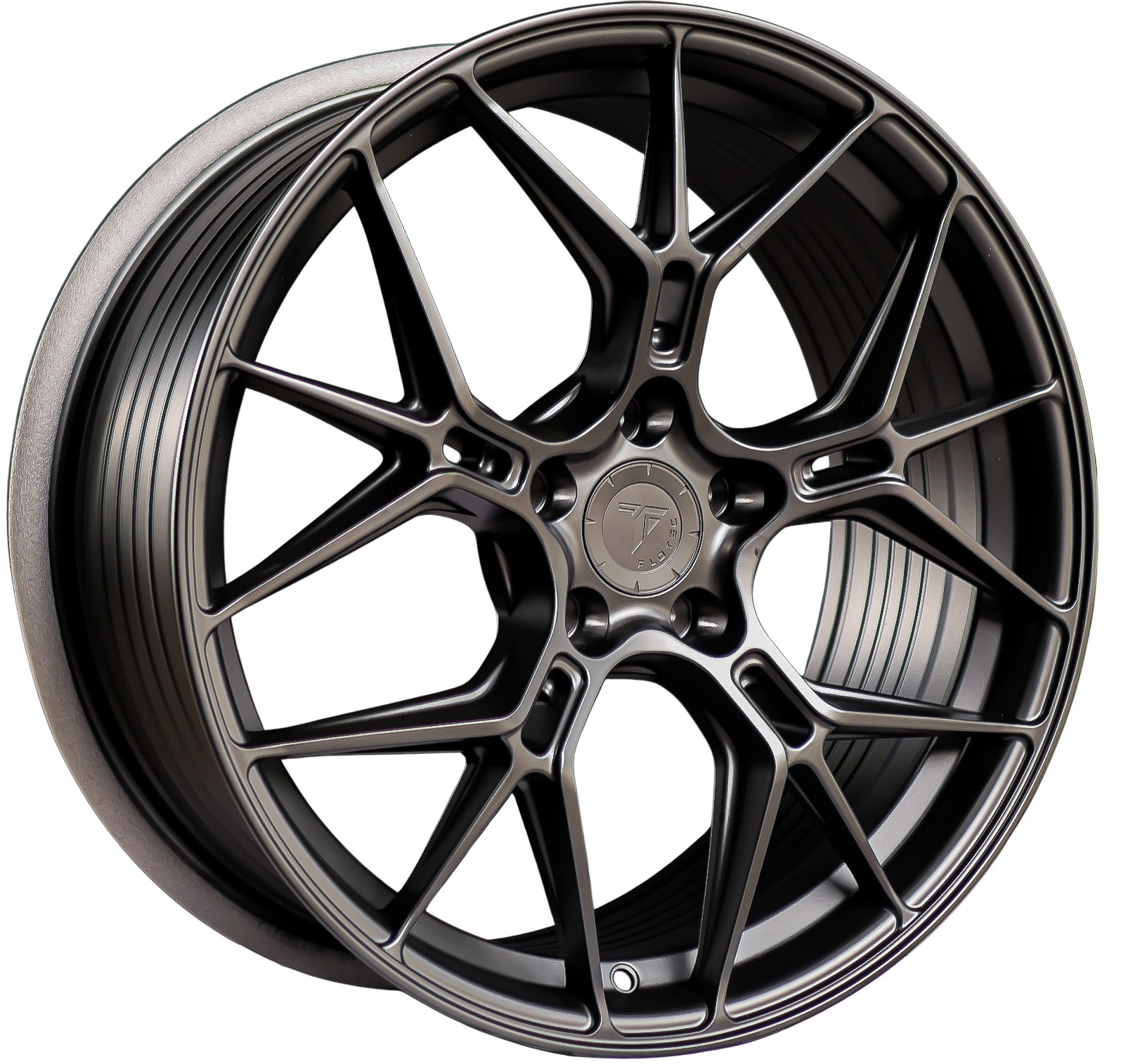 ล้อแม็ก ล้อแม็ก Flotec F125 5รู120 ET42 ดำด้าน กว้าง8.5 ขอบ19นิ้ว