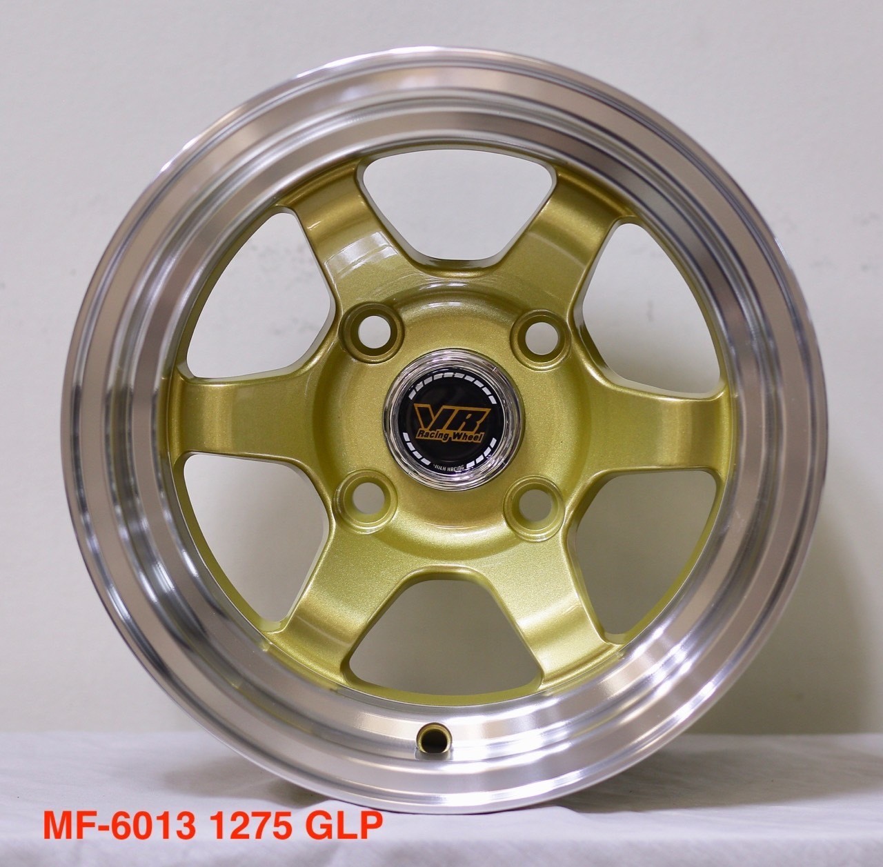 ล้อแม็ก ล้อแม็ก Te37 4รู110 ET-5 ทองขอบเงา กว้าง7 ขอบ12นิ้ว(สำหรับ Mira) 