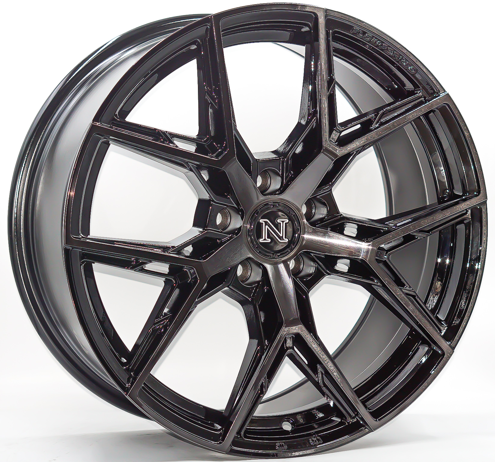 ล้อแม็ก ล้อแม็กใหม่ Naya Alpha S4 ขอบ18นิ้ว กว้าง8.5นิ้ว 5รู108 Offset35 สีดำหน้าแล็คดำ