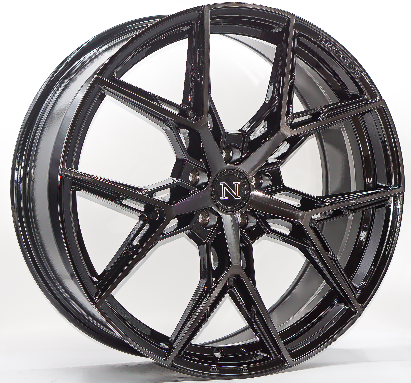 ล้อแม็ก ล้อแม็กใหม่ Naya Alpha S4 ขอบ20นิ้ว กว้าง8.5นิ้ว 5รู108 Offset35 สีดำหน้าแล็คดำ