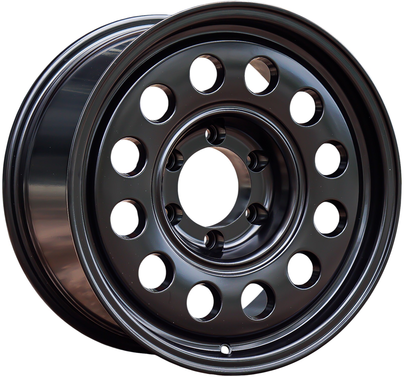 ล้อแม็ก ล้อทรงลุง JAOS 6รู139.7 ET20 สีดำ กว้าง8 ขอบ16นิ้ว 