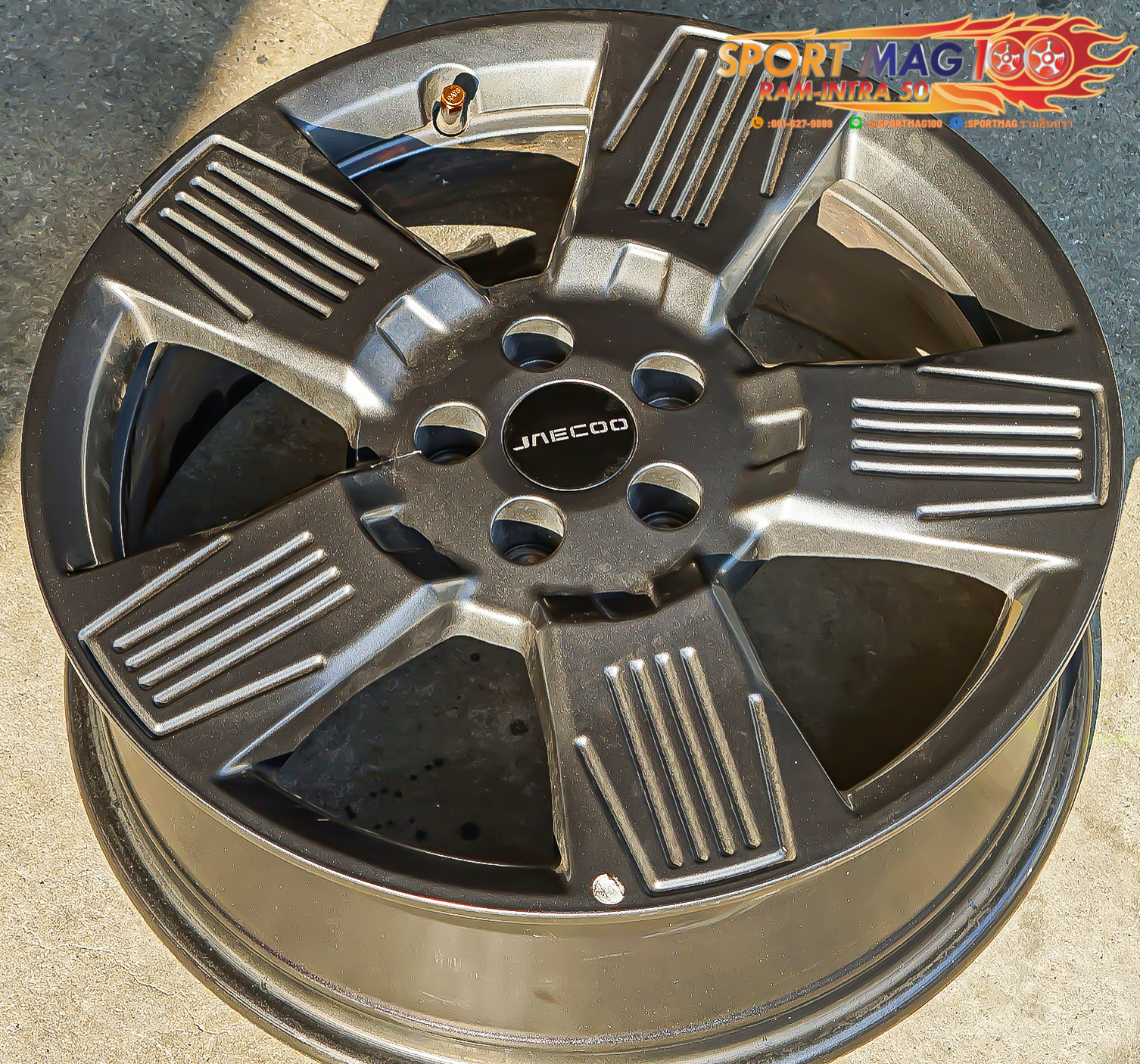 ล้อแม็ก ล้อติดรถป้ายแดง Jaecoo 6 ขอบ18นิ้ว กว้าง6.5นิ้ว 5รู108 Offset47 (รามอินทรา)