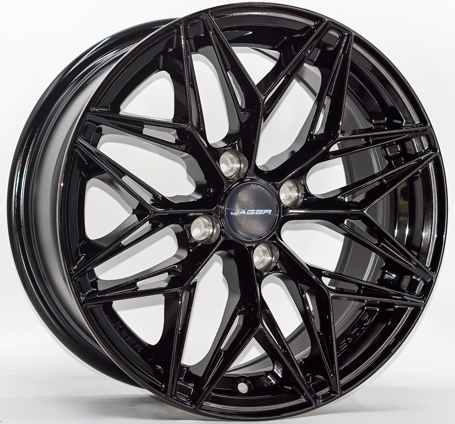 ล้อแม็ก ล้อแม็กใหม่ Lenso Jager Buck JPB ขอบ15นิ้ว กว้าง7นิ้ว 4รู100 Offset35 สีดำเงา