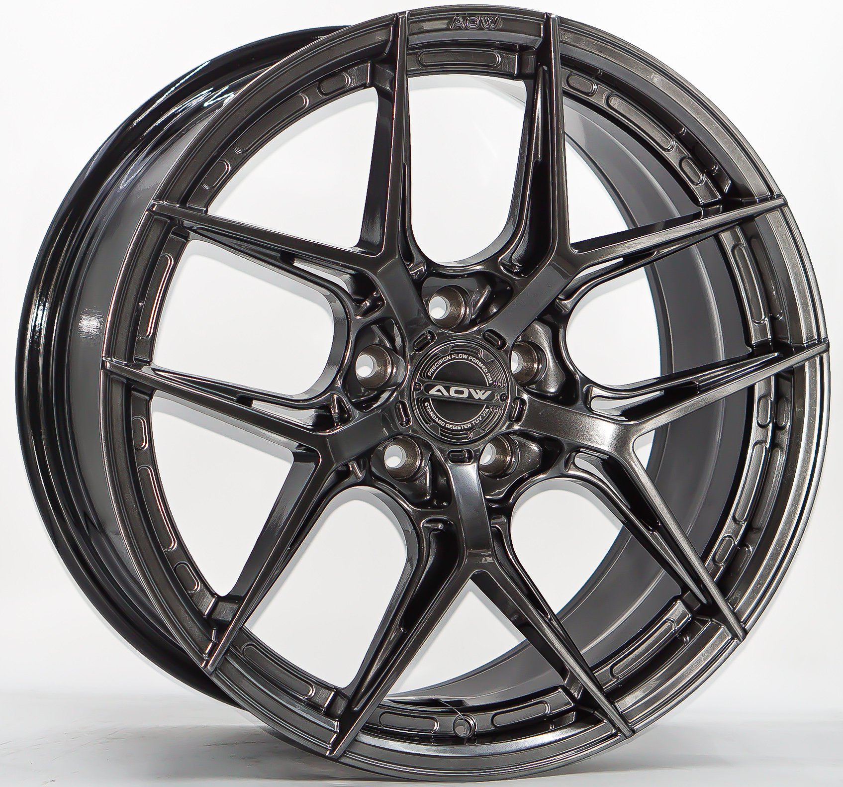 ล้อแม็ก ล้อแม็ก AOW20 ขอบ18นิ้ว กว้าง8นิ้ว 5รู108 Offset35 สีไฮเปอร์ดาร์ค