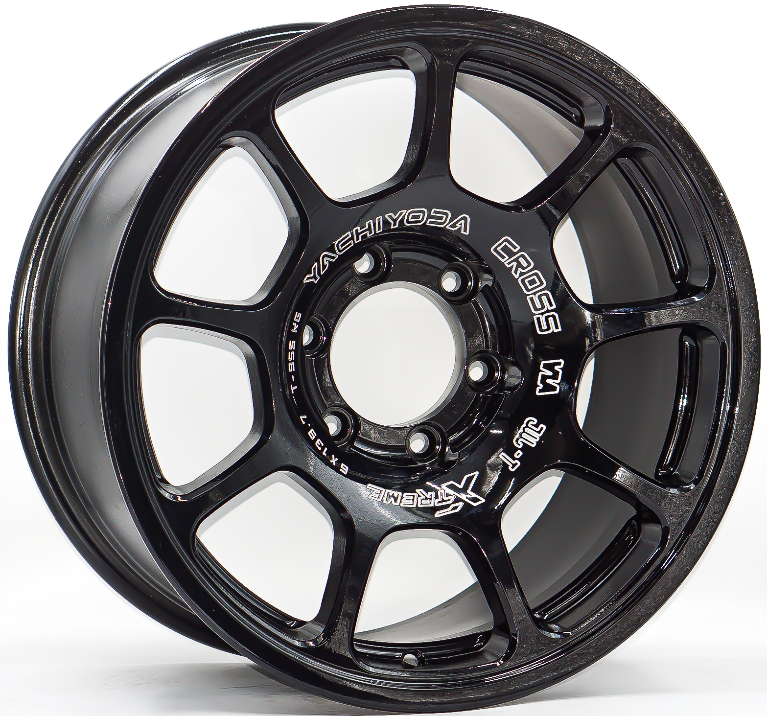 ล้อแม็ก ล้อแม็กใหม่ Yachiyoda Cross Xtream ขอบ 18นิ้ว กว้าง9นิ้ว 6รู139.7 Offset15 สีดำเงา