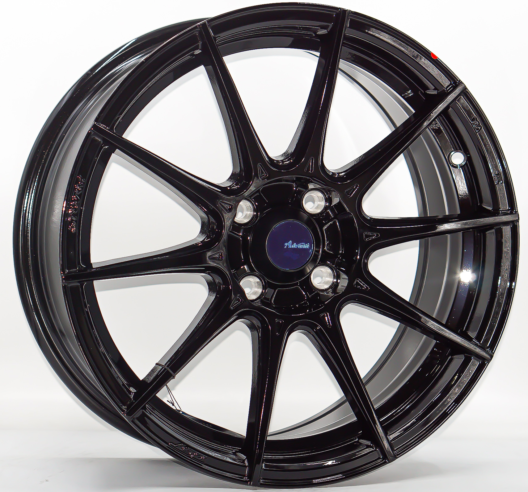 ล้อแม็ก ล้อแม็กใหม่ Advanti N719 ขอบ16นิ้ว กว้าง7นิ้ว 4รู100 Offset38 สีดำเงา