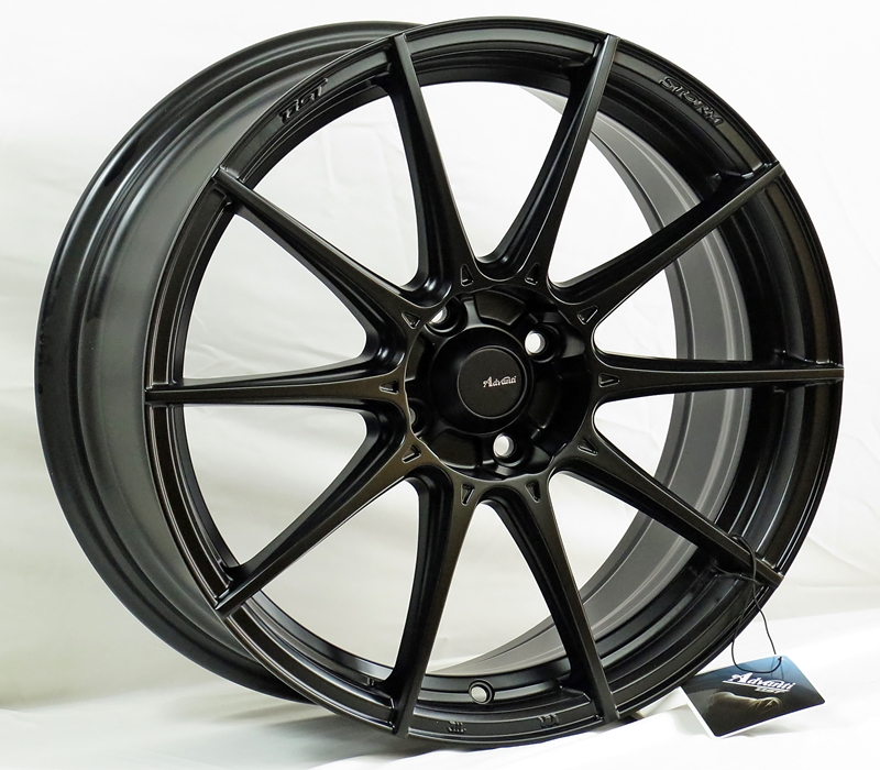 ล้อแม็ก ล้อแม็กใหม่ Advanti N719 ขอบ16นิ้ว กว้าง7นิ้ว 4รู100 Offset38 สีดำด้าน