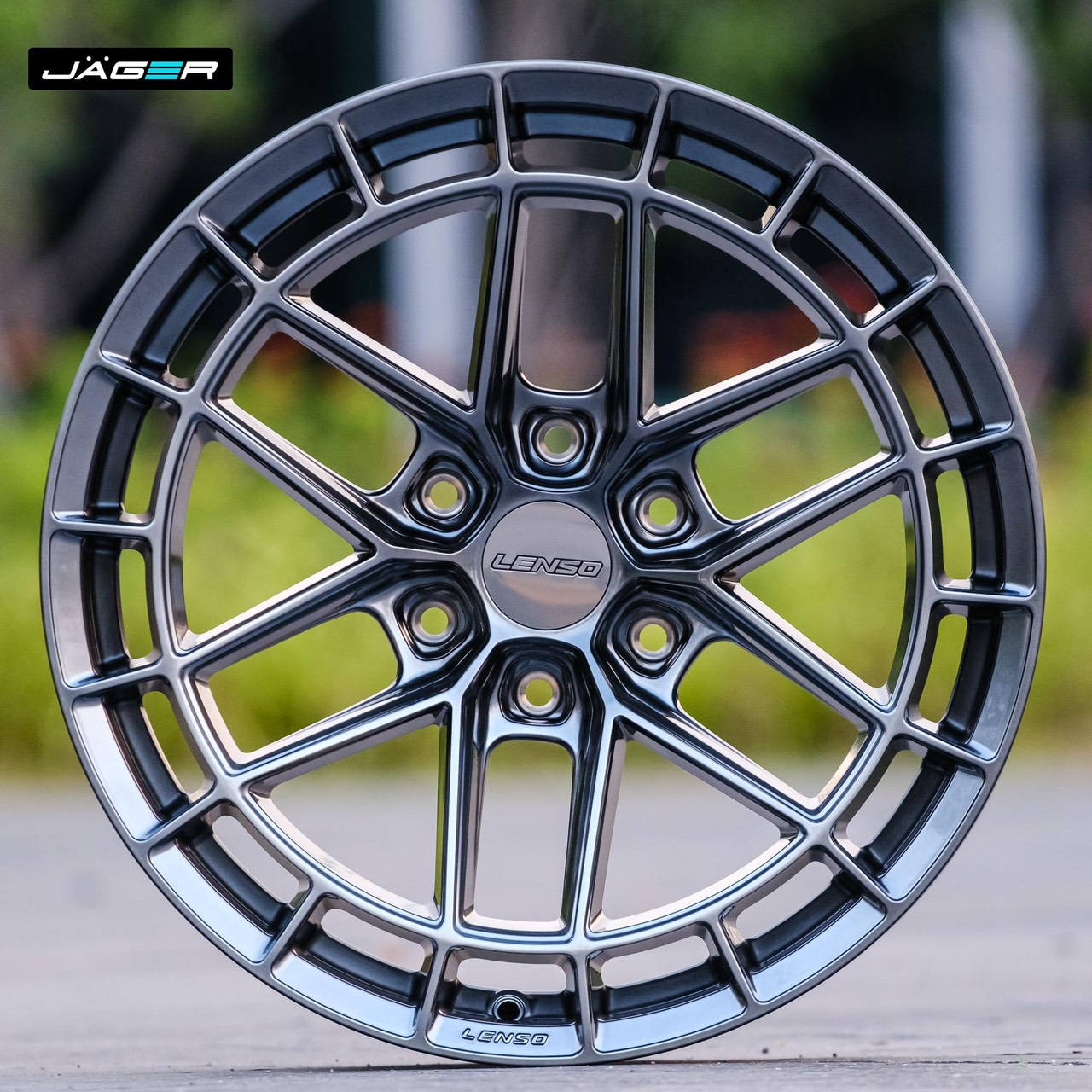 ล้อแม็ก ล้อแม็กใหม่ Lenso Jager Zeta 6รู139 ET15 ไฮเปอร์แบล็ค 9-20นิ้ว 