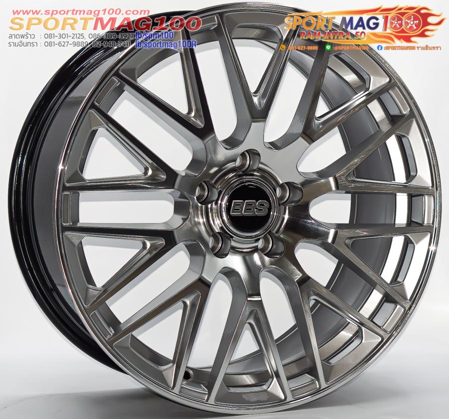 ล้อแม็กลาย BBS L500 5รู112/114 ET35 ไฮเปอร์หน้าเงา 8.5-18นิ้ว 