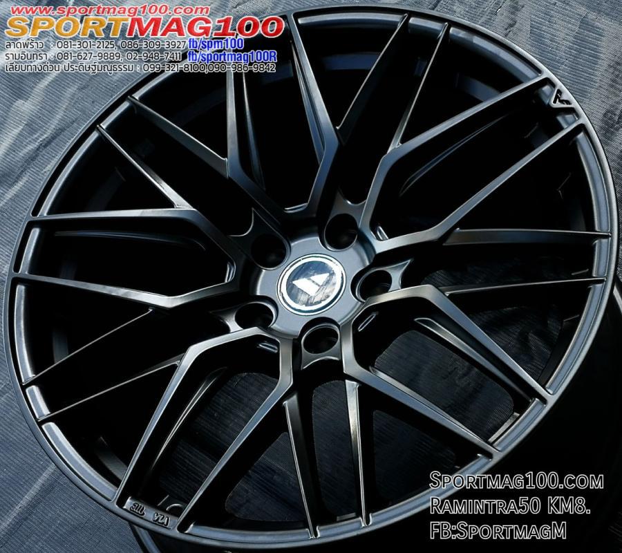 ล้อแม็กใหม่ MGW Vorsteiner 5รู114 ET35-40 ดำด้าน F8.5 R9.5-19นิ้ว 