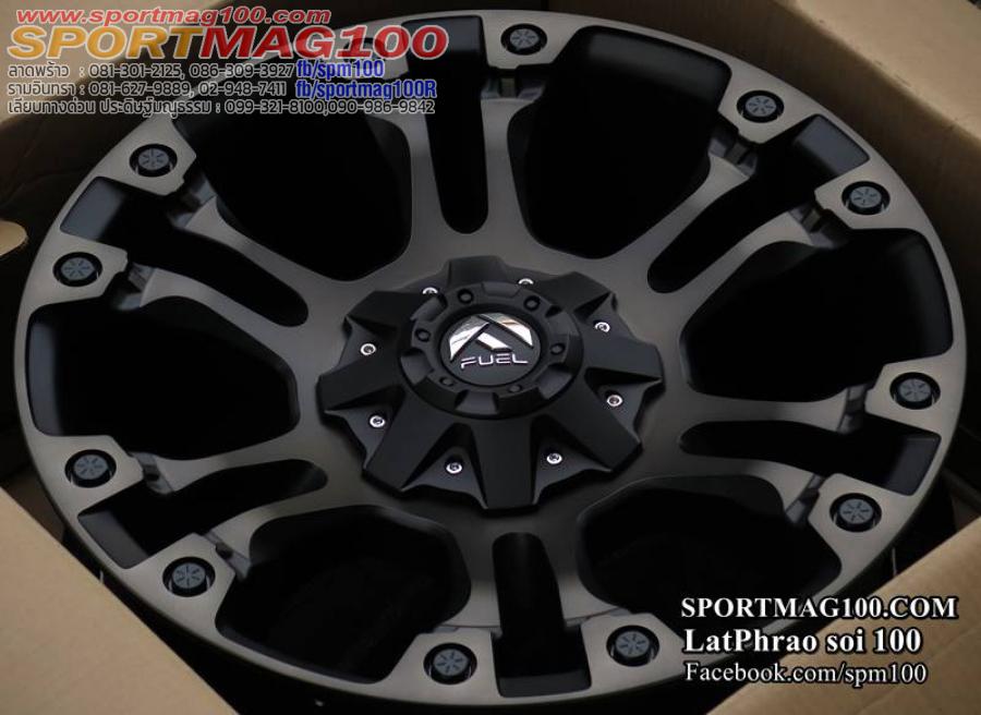  แม็กใหม่ USA FUEL VAPOR 5รู150 ET35 ดำแลคชา สำหรับLandCruiser 9-20นิ้ว