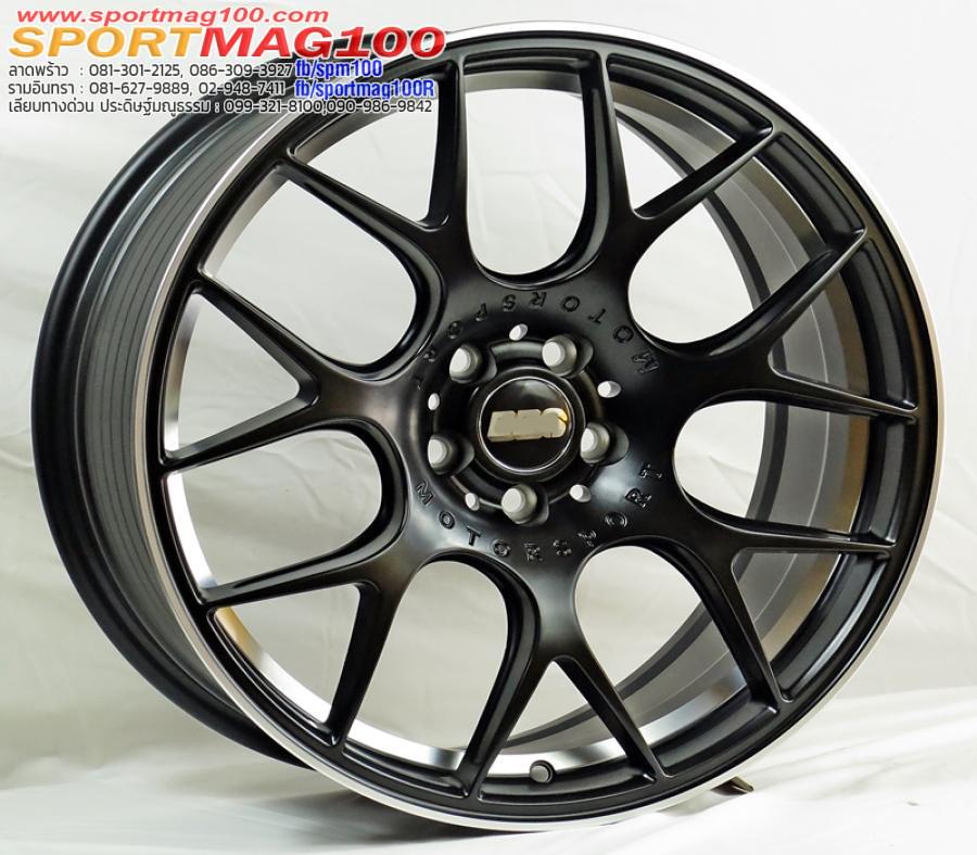 ล้อแม็กใหม่ Flow Forming Motorsport 5รู100 ET35 ดำขอบคัตเงิน สำหรับ Beetle ตัวแรก 8-18นิ้ว 