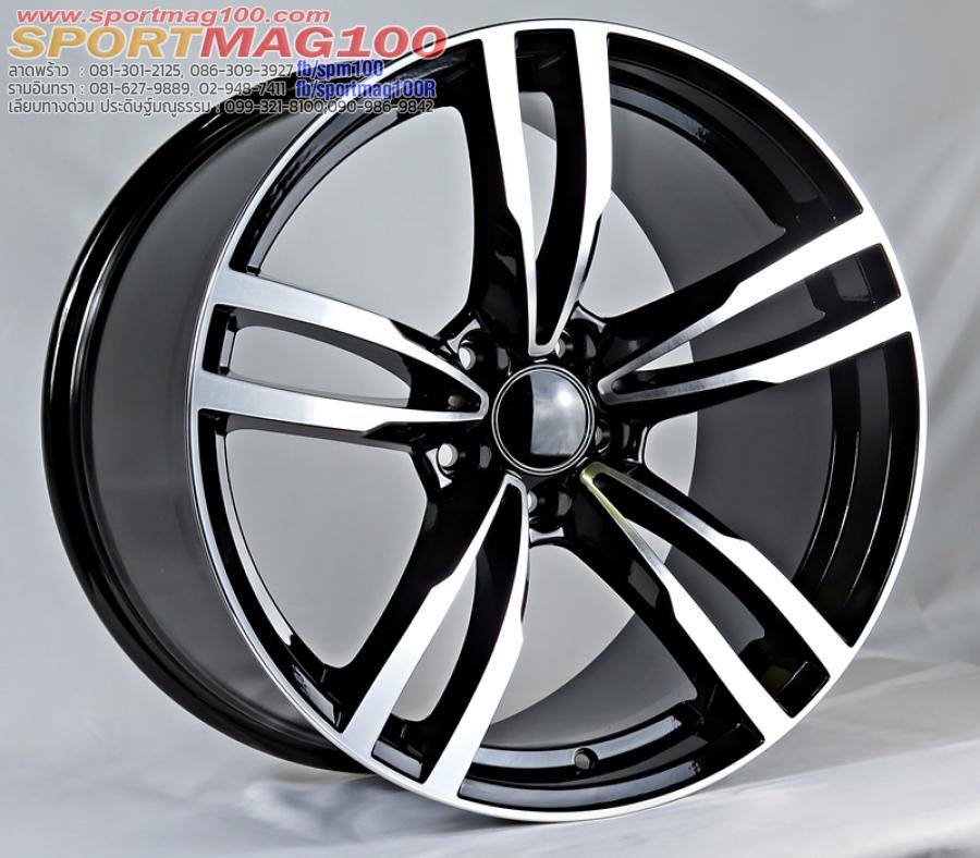 ล้อแม็กซ์ใหม่ Series M sport 5รู120 ดำหน้าเงา F8.5 R9.5-19นิ้ว ล้อแม็กซ์ใหม่ Series M sport 5รู120 ดำหน้าเงา F8.5 R9.5-19นิ้ว