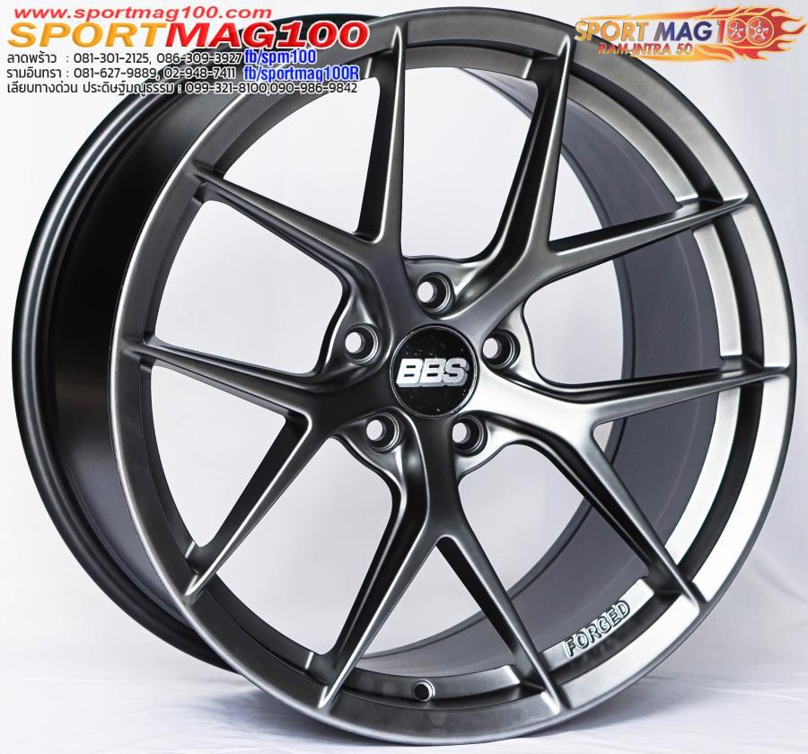 ล้อแม็กใหม่ FlowForming FIR 5รู114 ET35-38 คาร์บอนเกรย์ F8.5 R9.5-20นิ้ว(กระบะไม่บรรทุกหนัก)