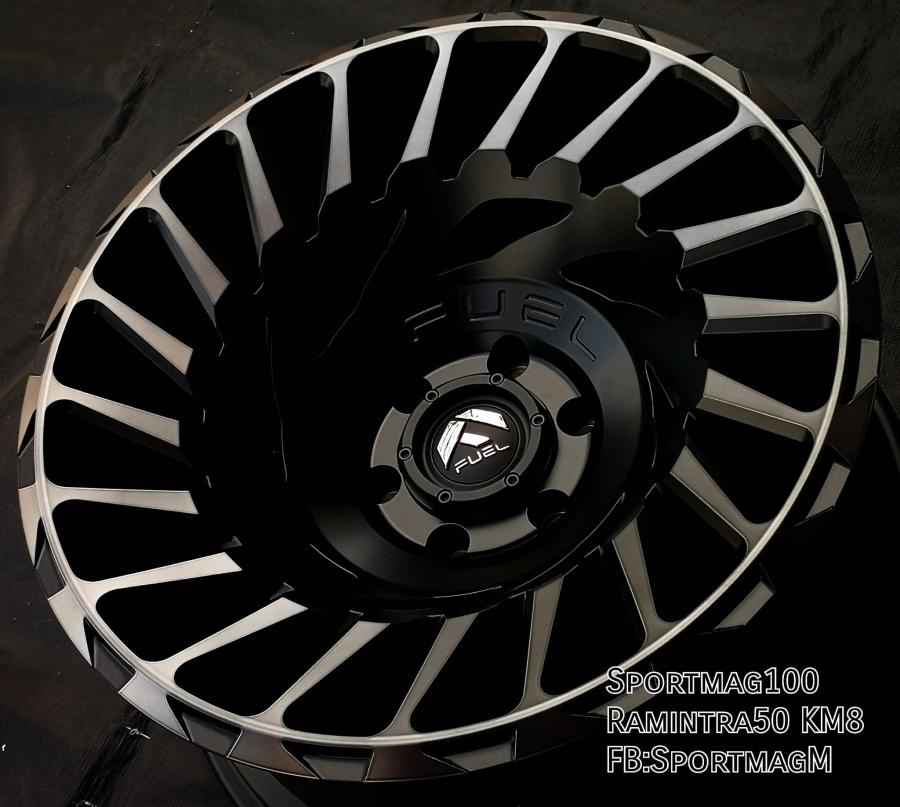  ล้อแม็กใหม่ FUEL Cyclone 6รู139 ET-18 สีดำ 10-20นิ้ว 