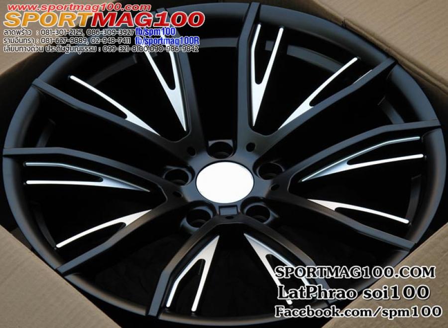  ล้อแม็ก M Technic 5รู114 ET45-40 ดำเงา F8.5 R9.5-19นิ้ว 