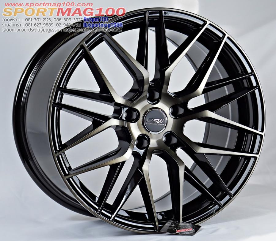 ล้อแม็กใหม่ SSW Vorsteiner348 5รู114 ดำแลคชา 8.5-18นิ้ว ล้อแม็กใหม่ SSW Vorsteiner348 5รู114 ดำแลคชา 8.5-18นิ้ว