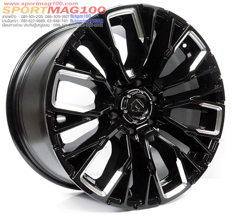 ล้อแม็กใหม่แท้ USA Fuel REBAR D849 6รู139 ET20 ดำเงามิลลิ่ง 9-20นิ้ว ล้อแม็กใหม่แท้ USA Fuel REBAR D849 6รู139 ET20 ดำเงามิลลิ่ง 9-20นิ้ว