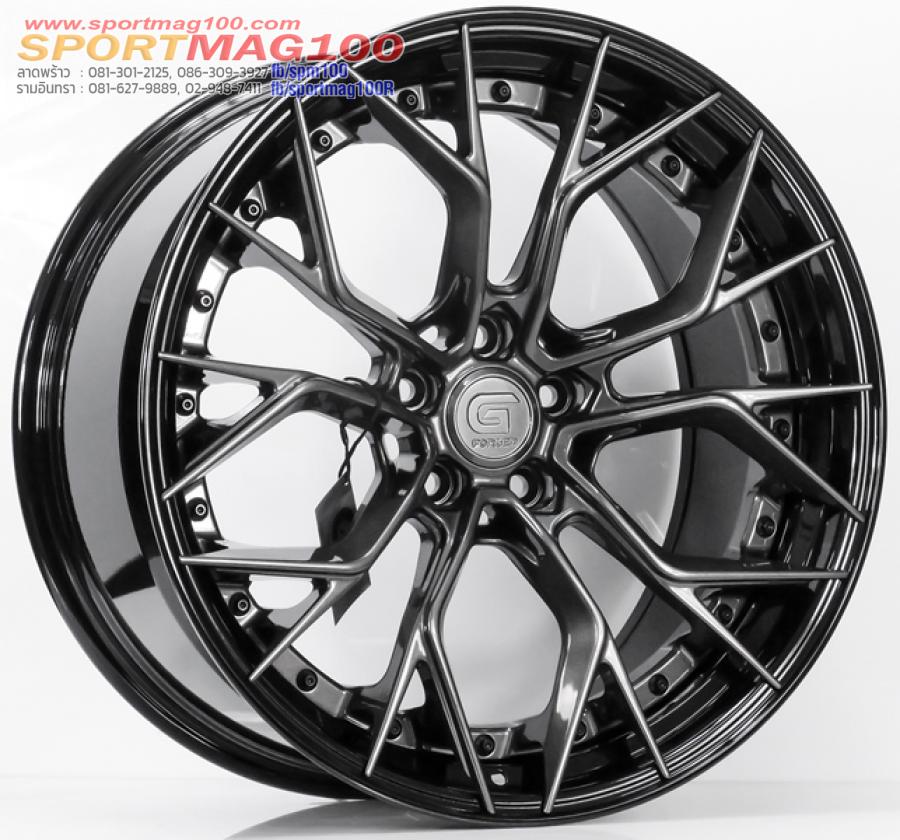 ล้อแม็กแท้2ชิ้น G-Forged GF09 5รู114 สีDarkGMglossBlack ET32-40 F8.5 R10-20นิ้ว ล้อแม็กแท้2ชิ้น G-Forged GF09 5รู114 สีDarkGMglossBlack ET32-40 F8.5 R10-20นิ้ว