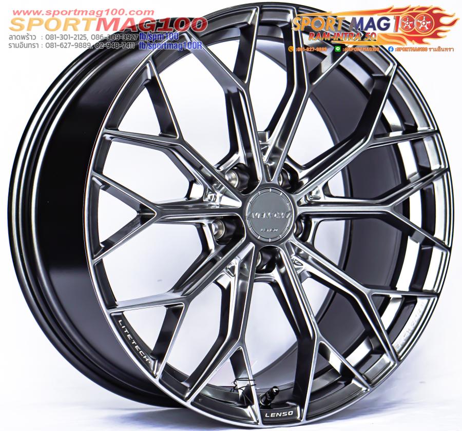 ล้อแม็กใหม่ FlowForming Lenso VENOM VNA LITETECH+ 5รู114 ET35 ไฮเปอร์แบล็ค 9-20นิ้ว