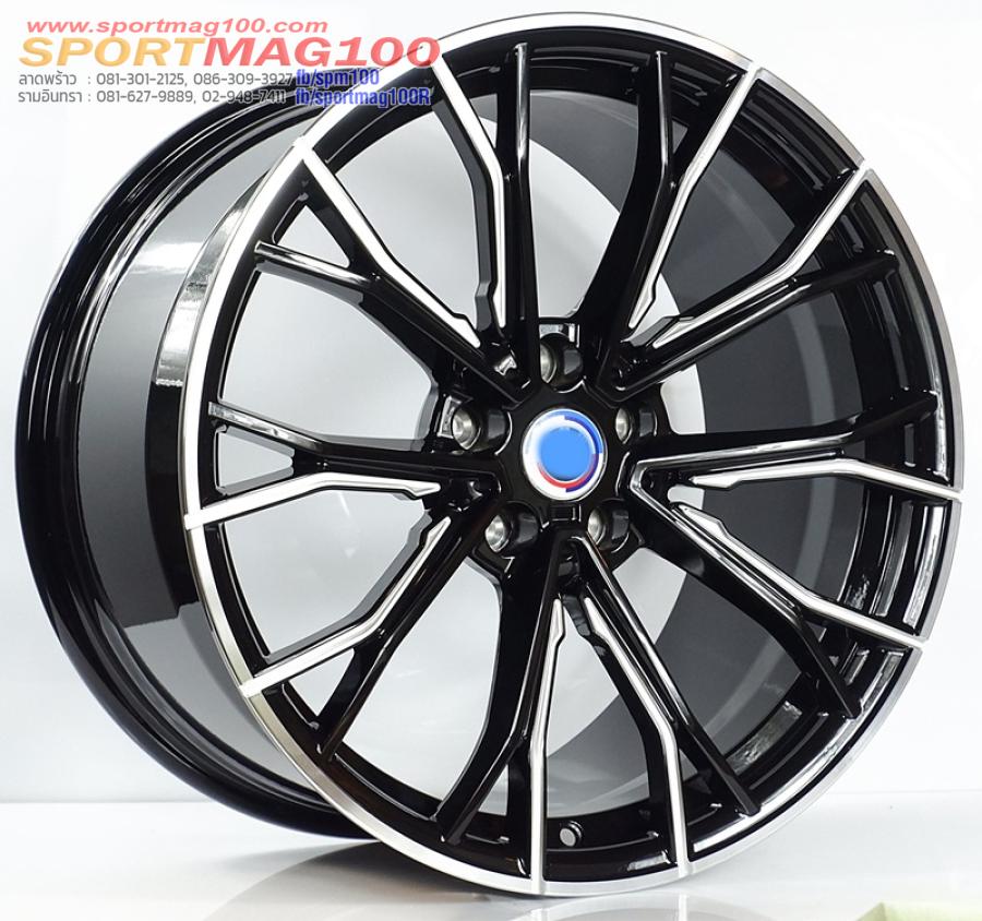 ล้อแม็กใหม่เบา Forged Msport 5รู120 ET30-38 ดำมิลลิ่ง F8.5 R9.5-20นิ้ว
