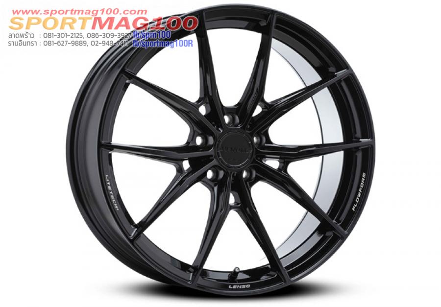 ล้อแม็กใหม่ FlowForming Lenso VENOM VNB LITETECH+ 5รู114 ET35 ดำเงา 7-17นิ้ว