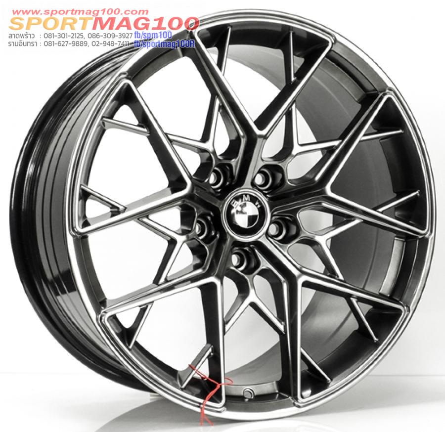 ล้อแม็กใหม่เบา MGW HRE Flowforming 5รู120 ไฮเปอร์แบล็ค Offset35-38 กว้าง F8.5 R9.5 ขอบ19