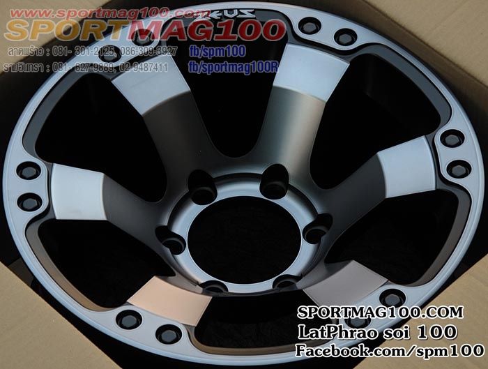 ล้อแม็ก ล้อแม็กซ์ใหม่ Zeus Z12 6รู139 พร้อมยาง MAXXIS เพียง 25,900 8.5-16นิ้ว
