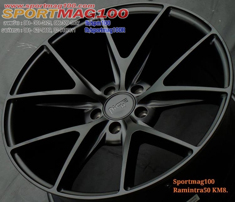 แม็กซ์ใหม่ Niche Misano 5รู112 ET34 ET35 ดำด้าน F8.5 R9.5-19นิ้ว ล้อแม็ก แม็กซ์ใหม่ Niche Misano 5รู112 ET34 ET35 ดำด้าน F8.5 R9.5-19นิ้ว