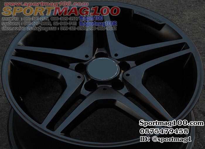 ล้อแม็ก ล้อแม็กมือสอง AMG CLA 5รู112 ET52 ดำด้าน 7.5-18นิ้ว(รามอินทรา)